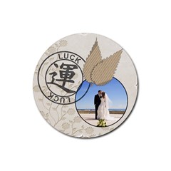 Luck Coaster - Rubber Coaster (Round)