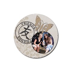 Friends Coaster - Rubber Coaster (Round) Friends Coaster - Rubber Coaster (Round)