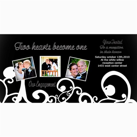 Engagement Announcement Cards By Danielle Christiansen 8 x4  Photo Card - 2