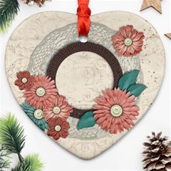 Heart ornament-Floral - Ornament (Heart)