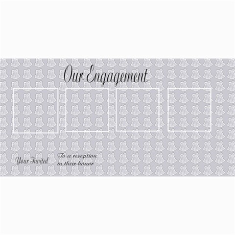 Our Engagement Announcement By Danielle Christiansen 8 x4  Photo Card - 10
