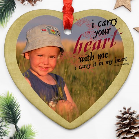 Heart Ornament Front