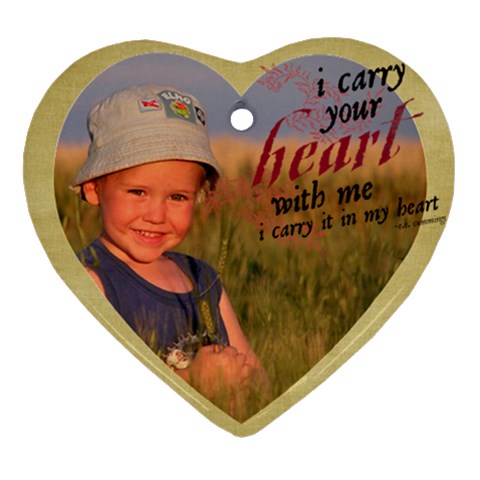 Heart Ornament Front