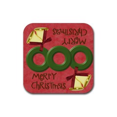Christmas  - Rubber Coaster (Square)