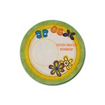 Tutti-Frutti Round Coaster - Rubber Round Coaster (4 pack)