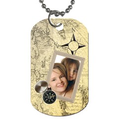 travel - Dog Tag (One Side)