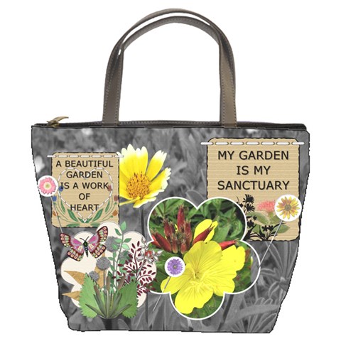 My Garden Bucket Bag By Lil Front