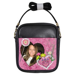 Pretty Pink Girls Sling Bag