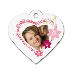 Heart of love - Dog Tag Heart (One Side)