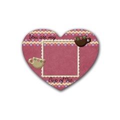 Heart_coaster2 - Rubber Coaster (Heart)