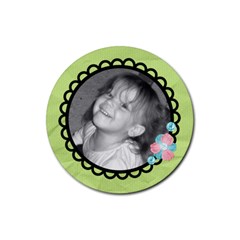 Photo coaster - Rubber Coaster (Round)