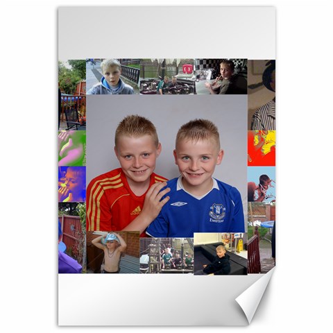 Lads By Stephen  kendo  Feterston 11.88 x17.36  Canvas - 1