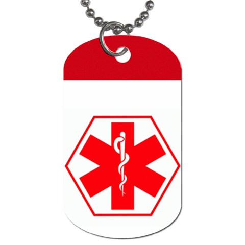 Medical Tag For Michelle By Michelle Front