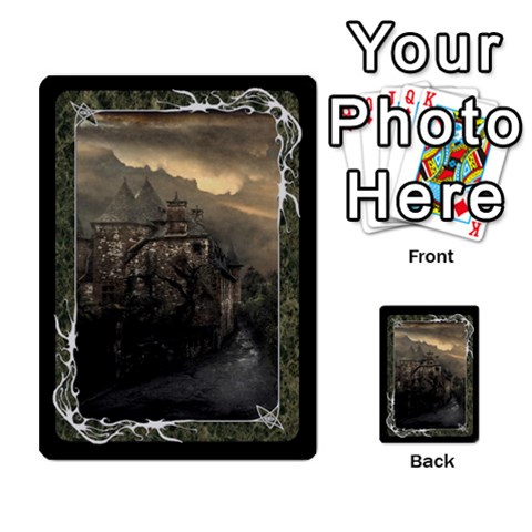 Black Bordered Domain Cards (3 Sets Back 1