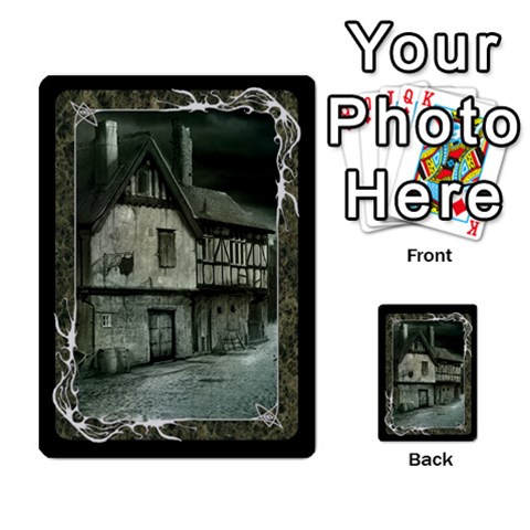 Black Bordered Domain Cards (6 Sets Back 3