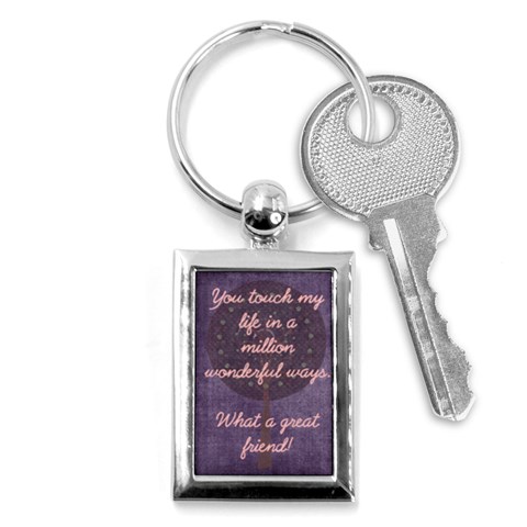 Harmony Great Friend Keychain By Bitsoscrap Front
