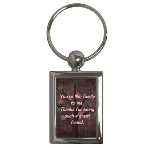 Harmony Family Friend Keychain By Bitsoscrap Front