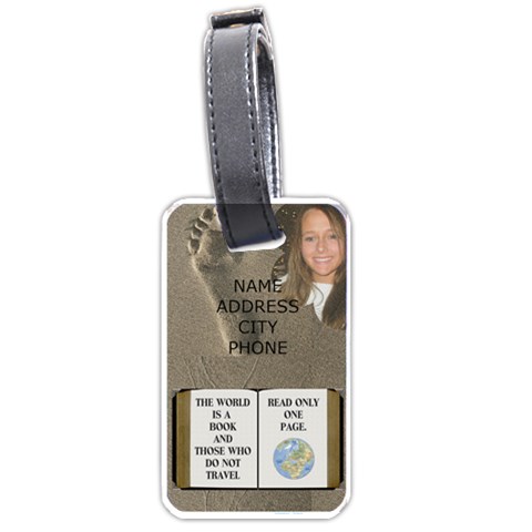 Travel Luggage Tag By Lil Front
