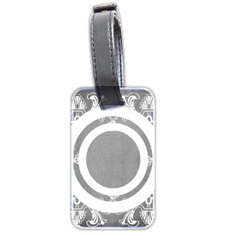 Grey Lace Luggage Tag By Catvinnat Front