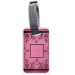 PINK LACE LUGGAGE TAG - Luggage Tag (two sides)