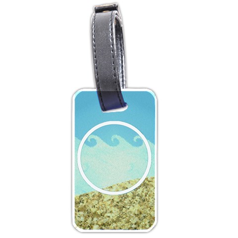 Tropical Vacation  Luggage Tag By Catvinnat Back