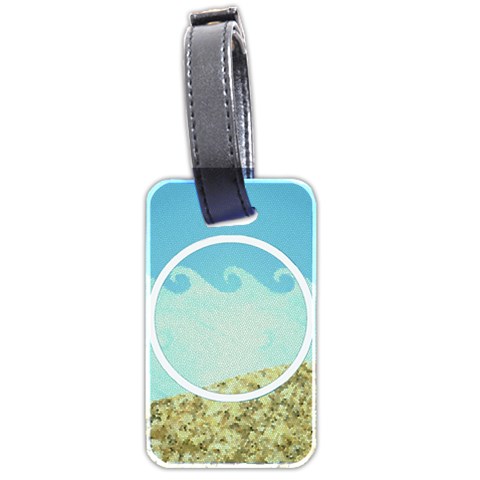 Tropical Vacation  Luggage Tag By Catvinnat Back