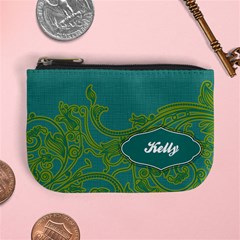 Green & Turquoise Coin Purse - Mini Coin Purse