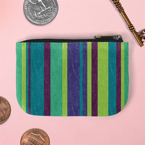Stripes Monogram Mini Coin Purse By Klh Back