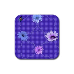 coaster_empty - Rubber Coaster (Square)