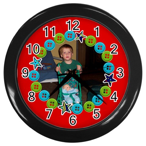 Bright Fun Picture Clock By Martha Meier Front