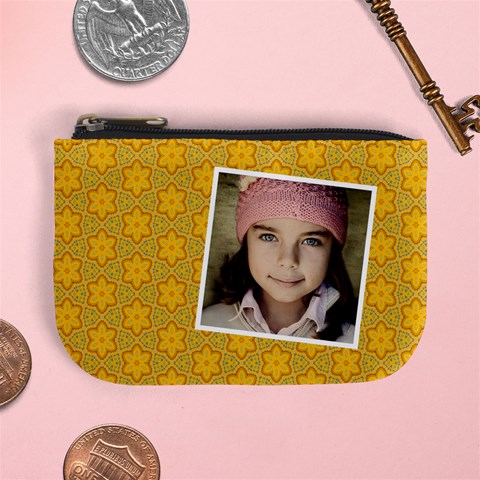 Casual  Purse Yellow Flowers  By Jorge Front