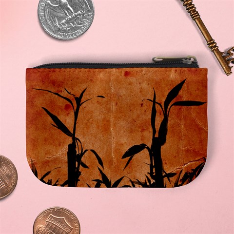 Burning Jungle Coin Purse By Jorge Back