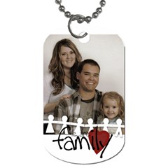 2 side Family tag - Dog Tag (Two Sides)
