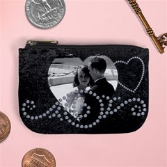 Black & Sparkle Mini Coin Purse