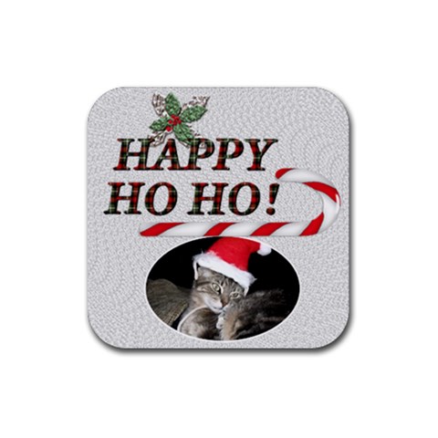 Happy Ho Ho Christmas Coaster By Lil Front