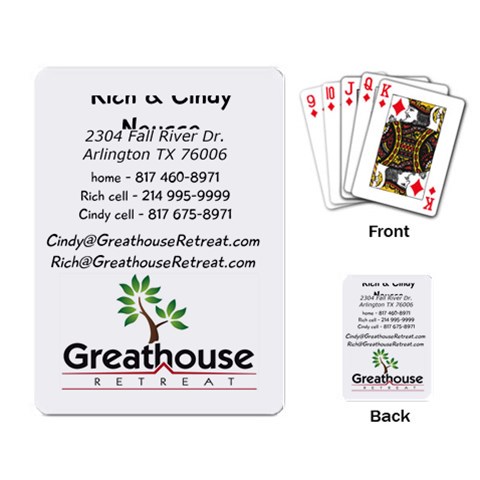 Greathouse Business Cards By Cindy Back