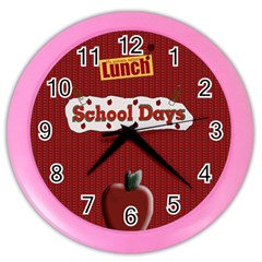 teacher gift wall clock for room (4 styles) - Color Wall Clock