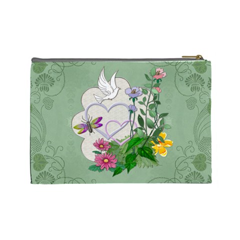 Pretty Green Large Cosmetic Bag By Lil Back