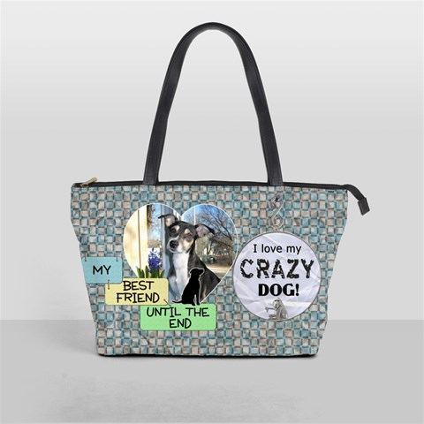 Dog Best Friend Shoulder Bag By Lil Front