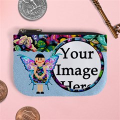 My little treasure (blue) - mini coin purse