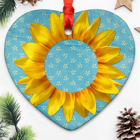 Sunflower Ornament By Mikki Front