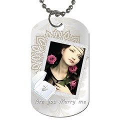 wedding party - Dog Tag (Two Sides)