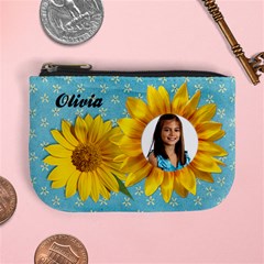 Sunflower mini coin purse