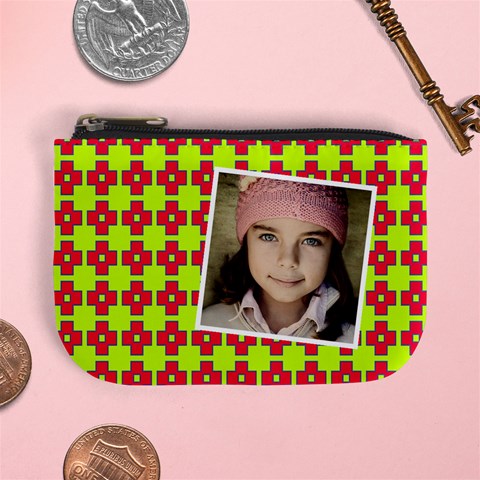 Casual  Purse Bleeding Eyes Red Green By Jorge Front