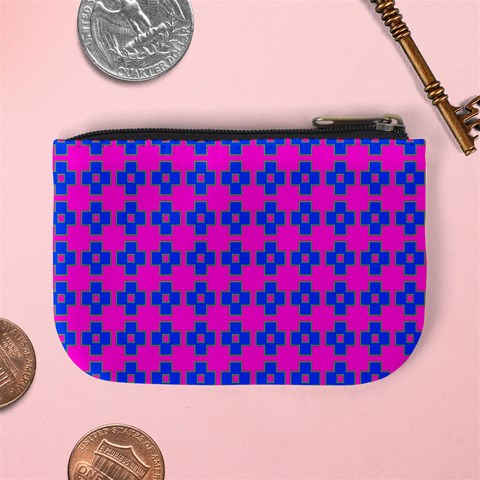 Casual  Purse Bleeding Eyes Blue Pink By Jorge Back