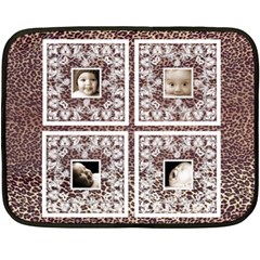 Leopard Skin BabyLove Lace mini fleece - Fleece Blanket (Mini)