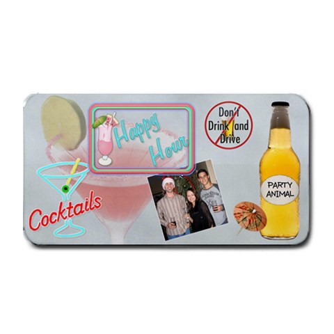 Happy Hour Medium Bar Mat By Lil 16 x8.5  Bar Mat