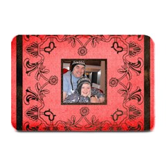 Christmas  Lace Black & Red PlaceMat  - Plate Mat