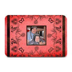 Christmas  Lace Black & Red Placemat 