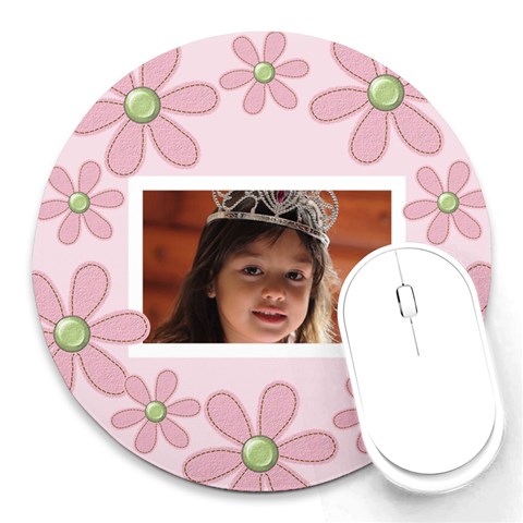 Round Mousepad By Jennyl Front